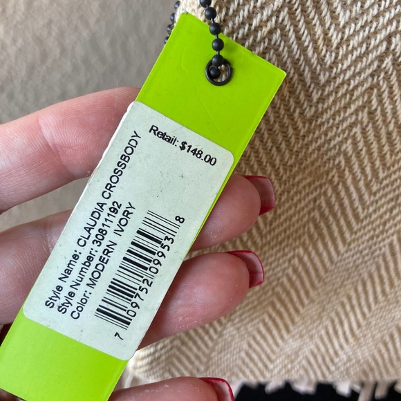 Sam Edelman Claudia Fringe Crossbody Bag Purse NEW - Picture 6 of 8